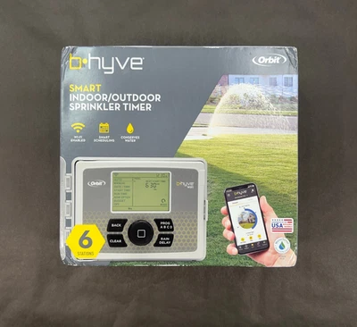 Controlador rociador WiFi 6 estaciones interior exterior Orbit B-Hyve 57946 NUEVO sellado Foto 1 de 4