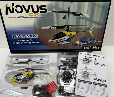 *NEW* NOVUS Ready-to-Fly 2.4GHz Nano-Sized Coaxial Helicopter *NIB* By Heli-Max - Image 1 of 4
