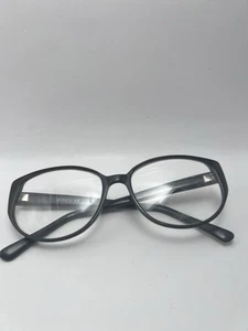 Vintage Joyce Schwarz Brille Cat Eye Brillengestell 52 18 140 Acetat nur Gestell - Bild 1 von 6