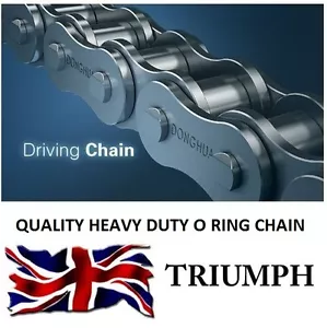 TRIUMPH 900 TRIDENT 1991-98 HEAVY DUTY O RING CHAIN - Picture 1 of 1