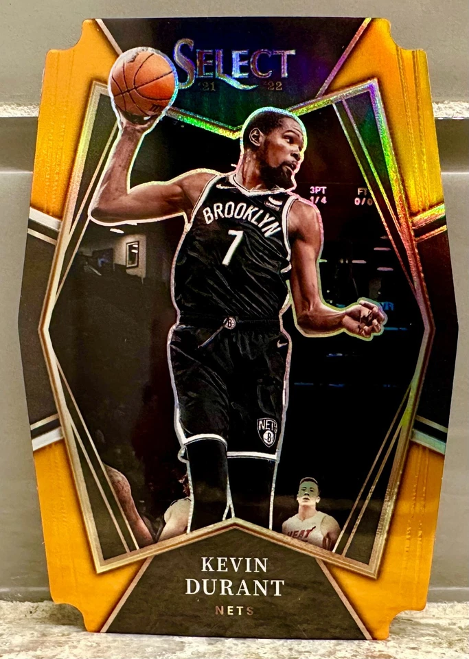 JERSEY # MATCH! 2021-22 Select Premier Level Die-Cut Kevin Durant 7/65! (1/1)! - Image 1 of 3