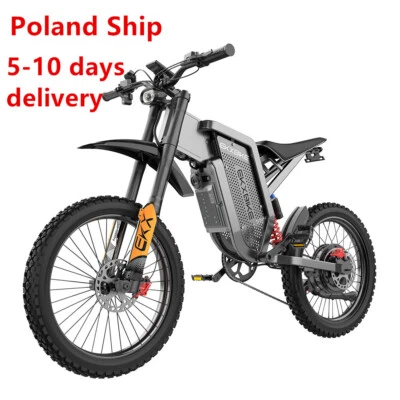 MARKENLOS Poland Stock 6000W Peak 30AH 60V bicicletta elettrica bicicletta elettrica mountain bike 45MPH