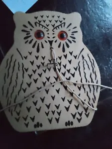 Vintage wooden Owl string holder. - Picture 1 of 3