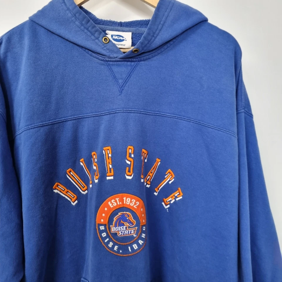 VTG Boise State Hoodie NCAA VF Imagewear Pullover Logo Collegiate Sweatshirt 2XL - Image 1 of 4