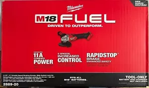 Molinilla de velocidad variable Milwaukee 2889-20 M18 18 voltios combustible 4 1/2-5" NUEVA en caja - Imagen 1 de 1