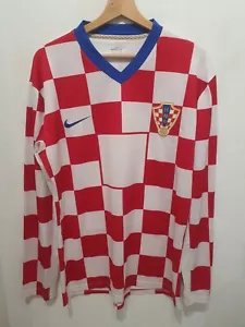 KROATIEN 2008 NIKE GRÖSSE L / XL HRVATSKA LANGARM TRIKOT SELTEN FUSSBALL - Bild 1 von 8