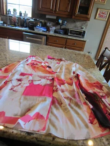 Calvin Klein Bluse mit Knopfleiste Langarm Größe XL Farbe Mehrfarbig - Bild 1 von 3