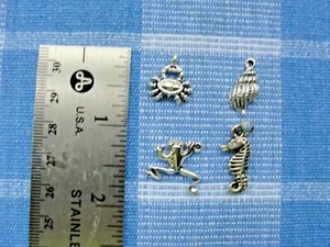 Sea Life Charms/Pendants - New - Choose Style - Picture 1 of 5