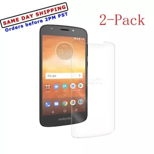 2X Shockproof Tempered Glass Screen Protector f Cricket Motorola Moto E5 Cruise - Picture 1 of 1