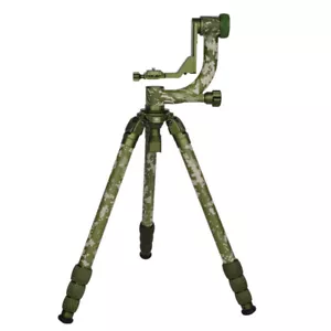 Open Sirui CT-3204 +CH-20 Carbon Fiber outdoor Camo Tripod w Gimbal Head Light - Picture 1 of 17