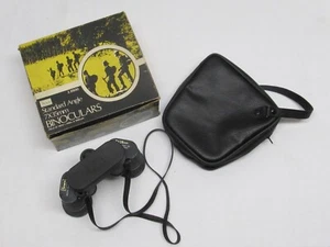 VINTAGE SEARS BINOCULARS 7x35 MODEL 445.2500 COATED OPTICS W CASE & ORIGINAL BOX - Picture 1 of 9