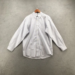 Jos A Bank Button Down Long Sleeve Shirt Mens M Multicolor Cotton Striped Pocket - Picture 1 of 17