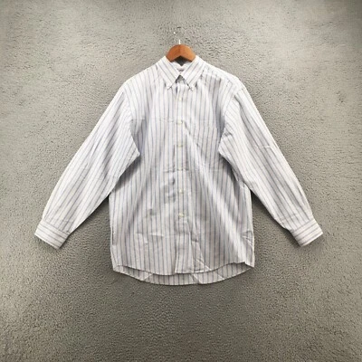 Jos A Bank Button Down Long Sleeve Shirt Mens M Multicolor Cotton Striped Pocket - Image 1 of 4