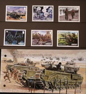 Trikot Briefmarken "D-Day + 70 Jahre Landung in der Normandie" Präsentationspaket 2014 - Bild 1 von 4