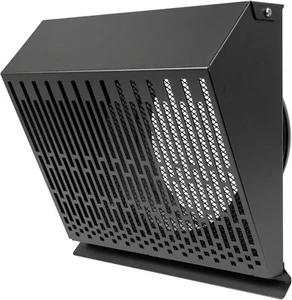 Trockner Entlüftungssystem 6" Entlüftungsdeckel mit Gummidichtung - Graphitschwarz - Bild 1 von 6