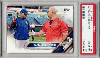 Topps Baseball 2016 - Papi & The Prince - PSA 10 - #126 - ¡Boston Red Sox! Foto 1 de 2
