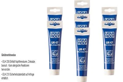 7x Liqui Moly 100g Lm 47 Grasa de Largo Plazo MoS2 Multiuso Grafitada Especial - Imagen 1 de 2