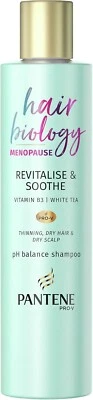 Pantene Revitalize & Soothe Menopause Shampoo, Hair Thickening Shampoo, 250ml - Image 1 of 4