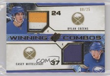 2021 SPx Winning Combos Jersey Premium /25 Dylan Cozens Casey Mittelstadt Patch