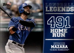 Nomar Mazara 2018 Topps Longball Legends #LL-31 Rangers ID:22073 - Picture 1 of 2