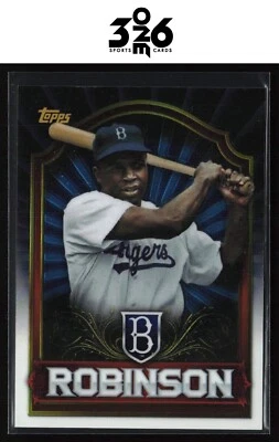 Jackie Robinson 2011 Topps Value Box Chrome Refractors #MBC2 Brooklyn Dodgers - Image 1 of 2