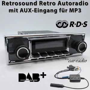 Retrosound Motor-1DAB Becker Black Design Retro Autoradio DAB+ Komplettset Radio - Bild 1 von 12