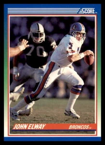 1990 Score 100 Hottest #10 John Elway - Picture 1 of 2