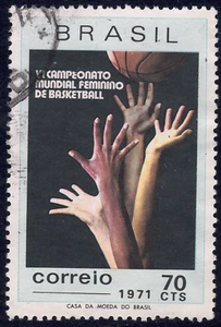 1971 Brazil SC# 1188 - Basketball - Used - Picture 1 of 2