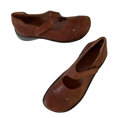 Zapatos de cuero para mujer Naot EE. UU. 6-6,5 m EUR 37 marrón tostado correa Mary Jane Foto 1 de 4