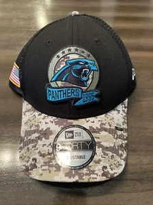 Carolina Panthers NFL New Era 9Forty Salute to Service Hat New W/Tags - Limited - Picture 1 of 9