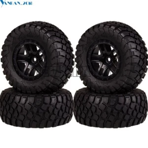 Short Course Truck Tire Bead-Lock Wheel Rims Hub FOR TRAXXAS SLASH VKAR  HPI - Picture 1 of 26