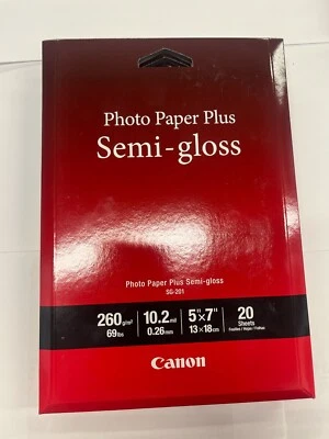 Lot Of 3 Canon Photo Paper Semi Gloss 20 Sheets - Image 1 of 3