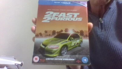 2 FAST 2 FURIOUS (2003) Rare UK  BLU RAY STEELBOOK BRAND NEW & SEALED - Image 1 of 2