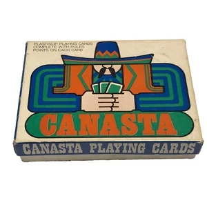 Canasta Vintage Playing Cards Made in Australia - Bild 1 von 5