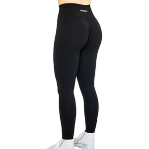 Leggings Allenamento Donna Senza Cuciture Scrunch Yoga Pantaloni 7/8 Controllo Pancia Corsa  - Foto 1 di 5