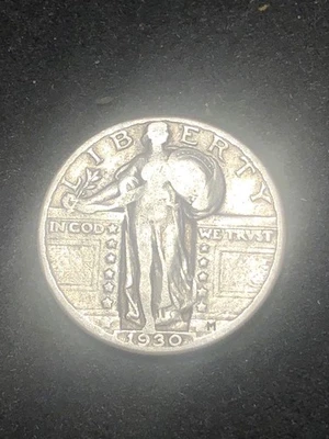 1930 Standing Liberty Quarter (YOU GRADE) Beautiful 90% Silver Investment Coin - Image 1 of 4