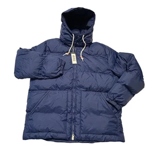 NWT Alpine Design Mens 1962 Space Blue Puffer Jacket Large Thermolite Coat - Picture 1 of 9