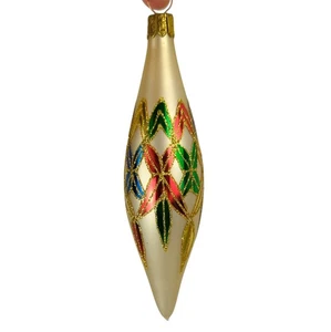 Waterford Lismore Icicle 6" Blown Glass Ornament | Vtg Nostalgic Collection 1999 - Picture 1 of 7