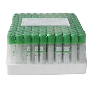 100pcs Carejoy Blood Collection Tubes 3mL Glass Vacuum CE Certified - Picture 1 of 6