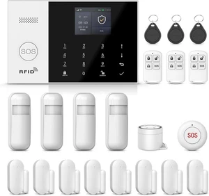 PGST Home Alarm System 21pc FullTouch Wireless 4G SMS App Alerts - NIB - Picture 1 of 8