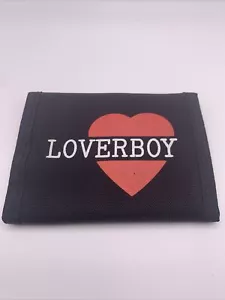 Billetera doble plegable Loverboy Band de colección década de 1980 rara coleccionable plegable - Imagen 1 de 4