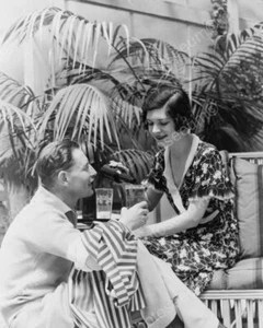 Happy 1950s Couple Enjoy A Beer Together 8x10 Reprint Of Old Photo - Picture 1 of 1