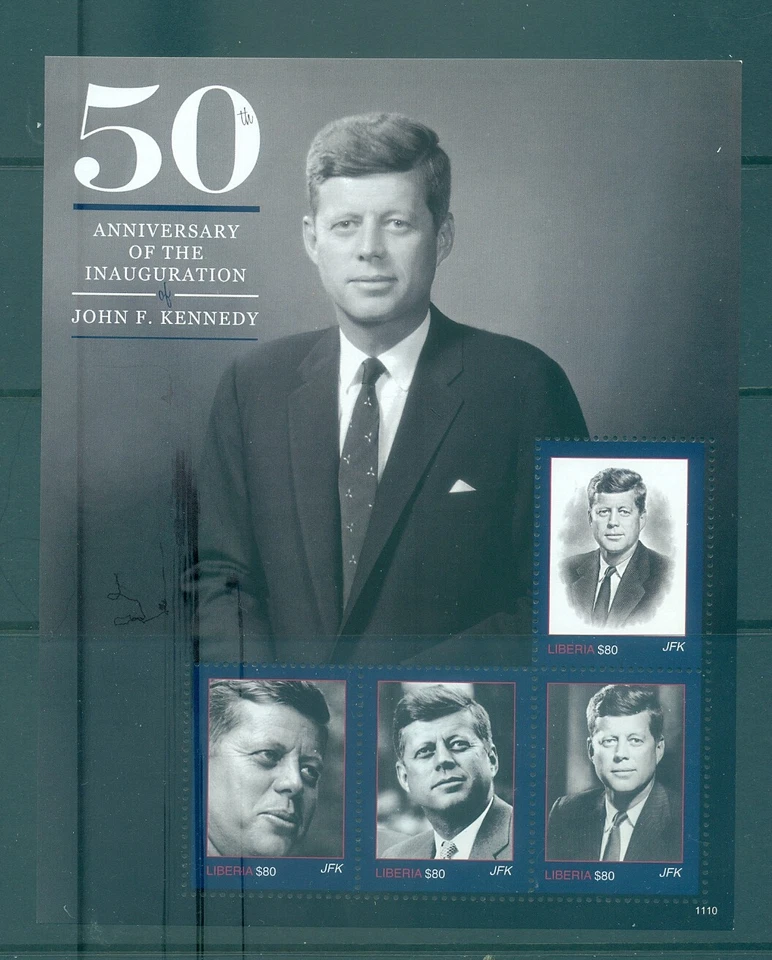 Liberia - Sc# 2078. 2011 50th Ann. JFK Inauguration. MNH $9.00. - Image 1 of 1