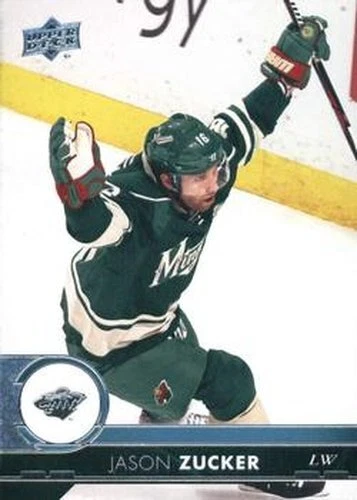 #96 Jason Zucker - Minnesota Wild - 2017-18 Upper Deck Hockey - Image 1 of 1