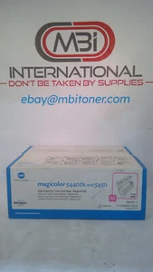 Genuine Konica Minolta Magicolor 5440DL/5450 Magenta Toner Cartridge 1710602-007 - Picture 1 of 5