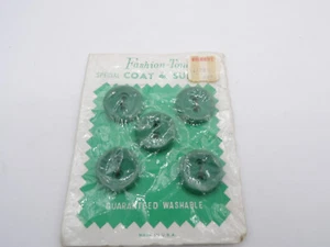 Abrigo verde de 5-2 agujeros y botones de traje de colección 7/8" tono de moda Woolworths - Imagen 1 de 3