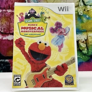 Sesame Street ELMO'S MUSICAL MASTERPIECE The Videogame Nintendo Wii Kid's NEW! - Picture 1 of 24