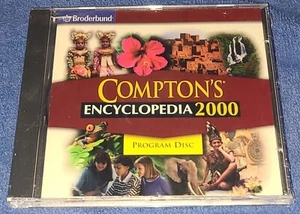 Compton's Encyclopedia 2000 Program Disc Broderbund CD-ROM Brand New Sealed  - Picture 1 of 2