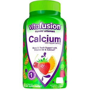 vitafusion Calcium Gummy Vitamins, Fruit and Cream Flavored Chewable Calcium - Picture 1 of 1