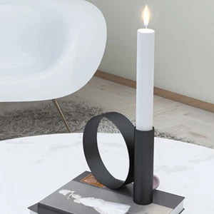 Moderno Supporto Di Candela Ferro Candela Creativo Candeliere - Imagen 1 de 12
